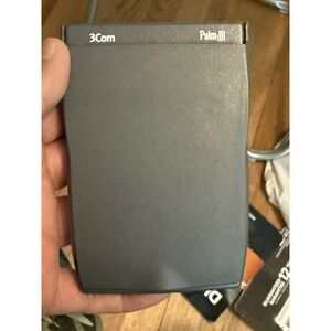 Classic 3Com Palm III Digital PDA No  Stylus , Works Good